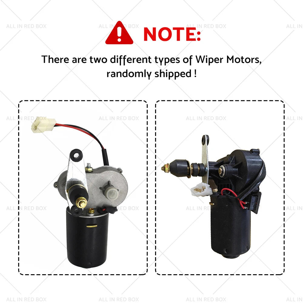 12V Electric Windshield Wiper Motor for Universal Car Interior