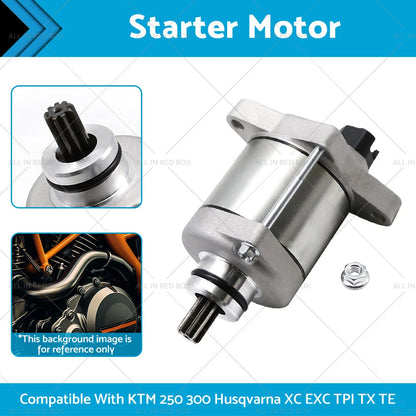 Starter Motor for Husqvarna XC EXC TPI TX TE KTM 250 300 (2017-2020)