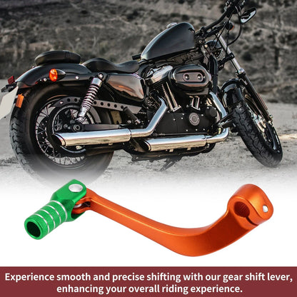 Folding Motorcycle Gear Shifter Lever for Honda CRF110F (2013-2018) Orange Green