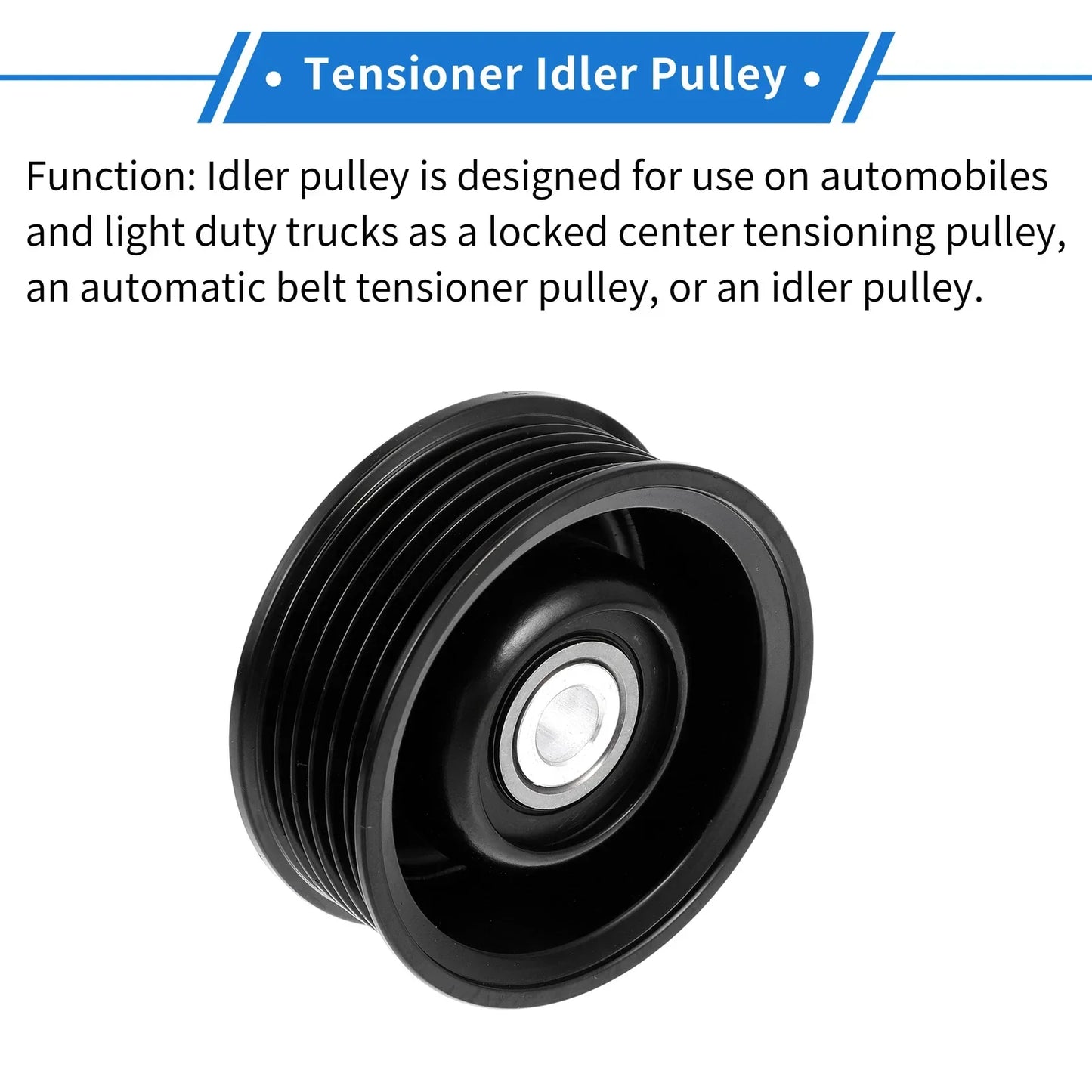 Drive Belt Idler Pulley for Toyota Tundra (2000-2009) 1 x Pulley