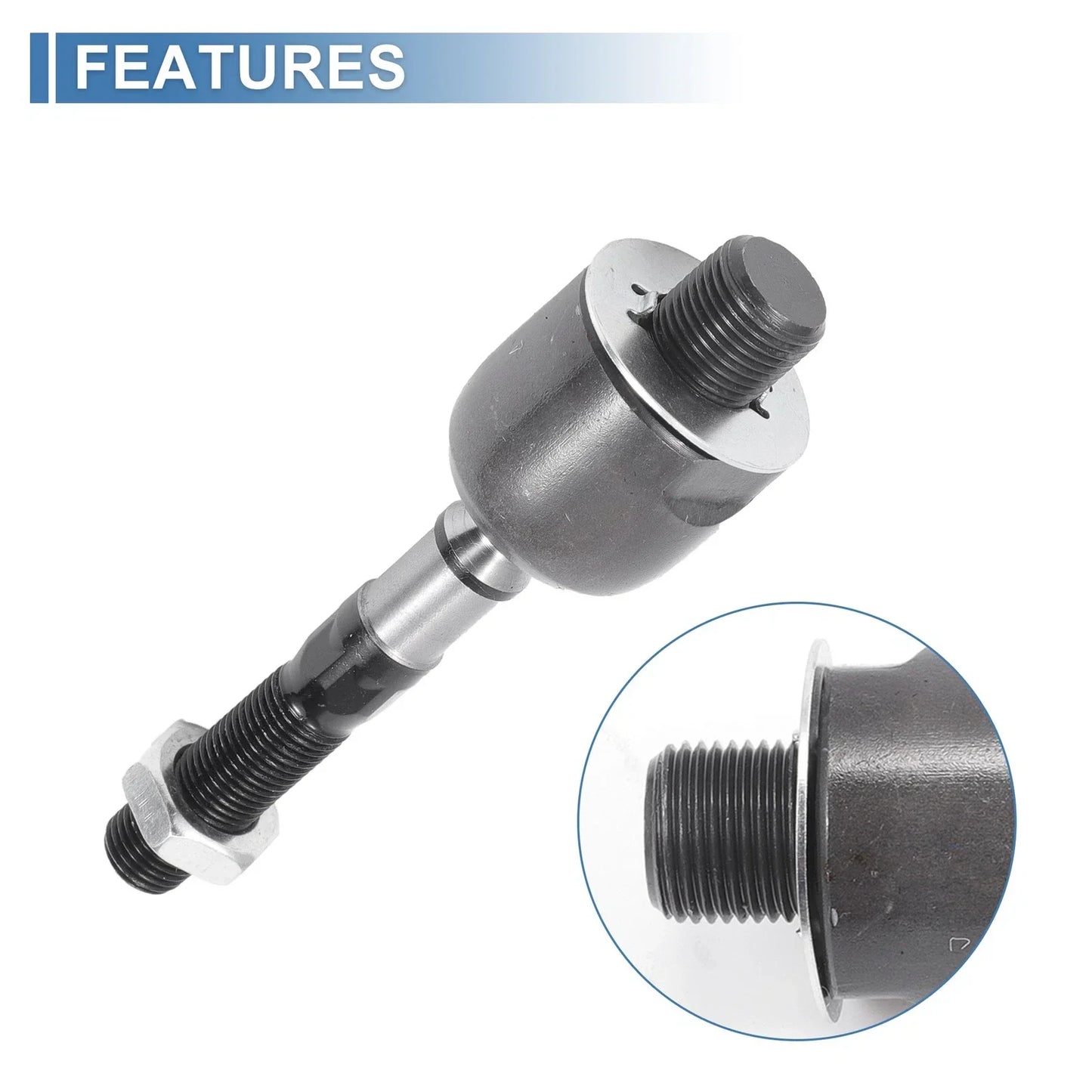 2 x Front Inner Tie Rod End Links for Honda Accord & Acura TL (2003-2007)