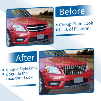 Front Upper Bumper Grille for Mercedes-Benz GLK300 (2013-2015)
