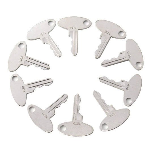 10 Pcs Ignition Keys for Ford Tractor