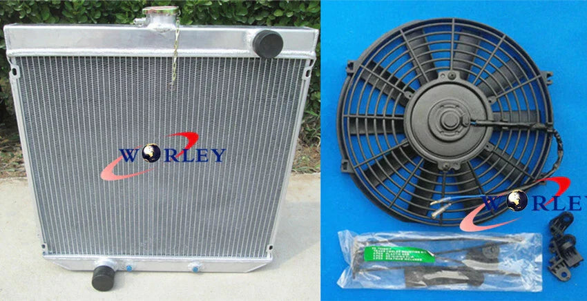 3 Row Aluminum Radiator for Ford XY XW 302 GS GT 351 Cleveland (1969-1972)