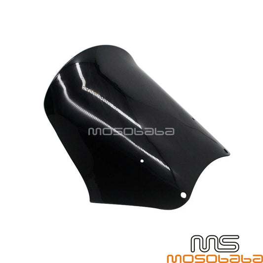 15" Black Windshield for Harley Dyna Low Rider FXDLS, Wide Glide FXDWG (2016-2023)