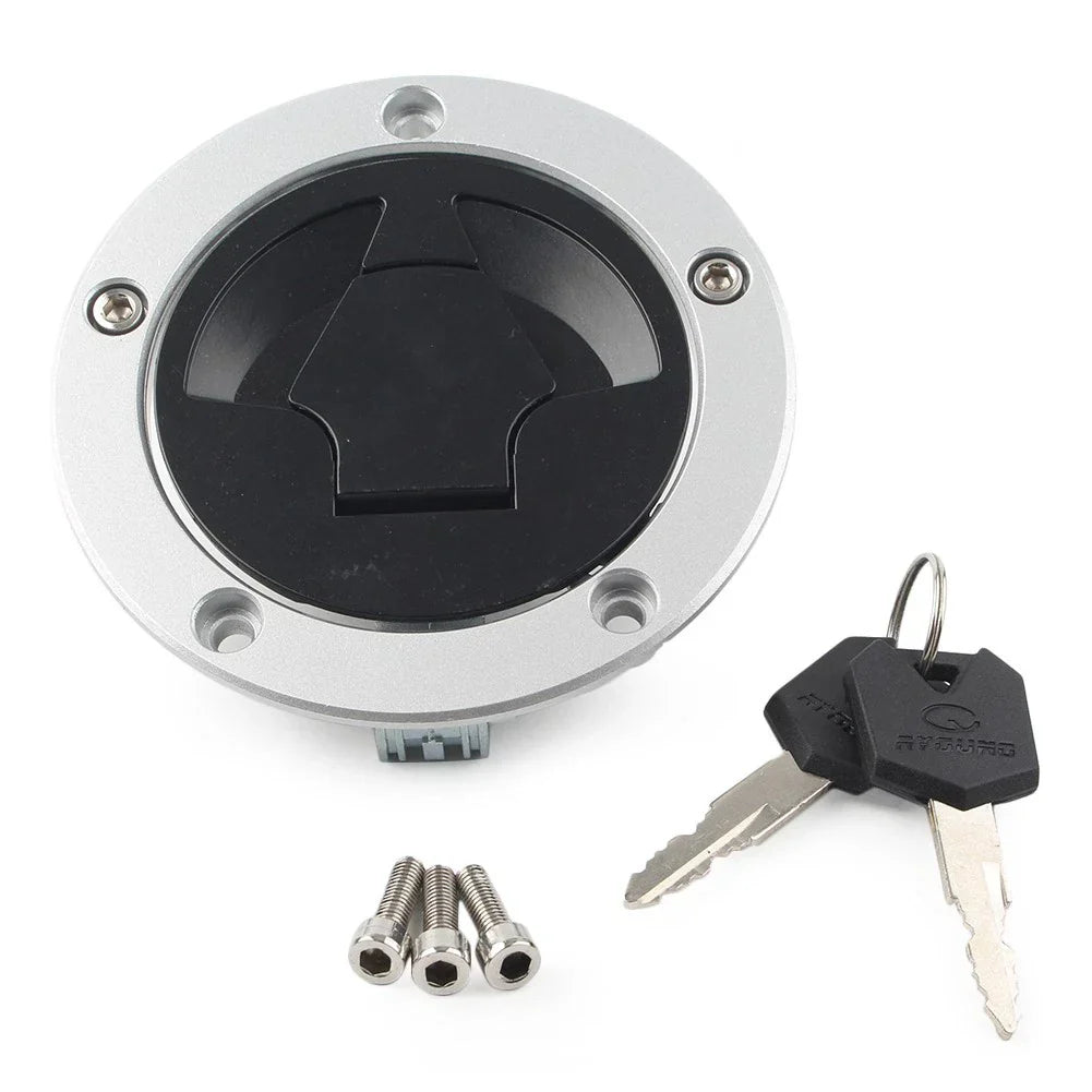 Fuel Gas Tank Cap Cover Lock Keys for Kawasaki Ninja ZX6R (2007-2008)