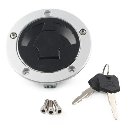Fuel Gas Tank Cap Cover Lock Keys for Kawasaki Ninja ZX6R (2007-2008)