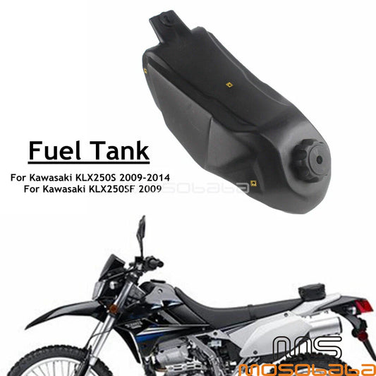 2.4 Gal Plastic Fuel Tank for Kawasaki KLX250SF, KLX250S (2009-2014)