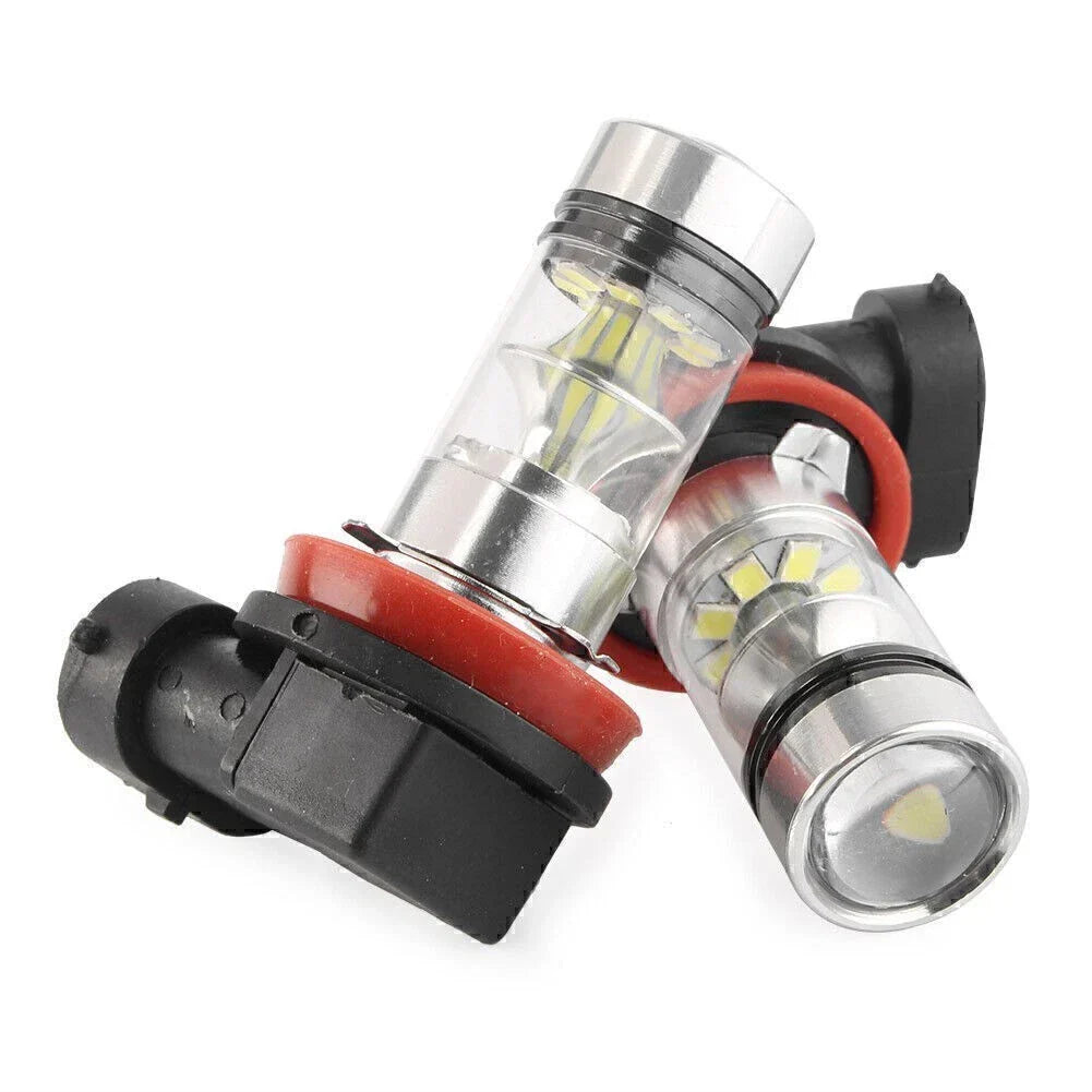 High Power 100W H8 H11 LED Fog Driving Light Bulbs  White
