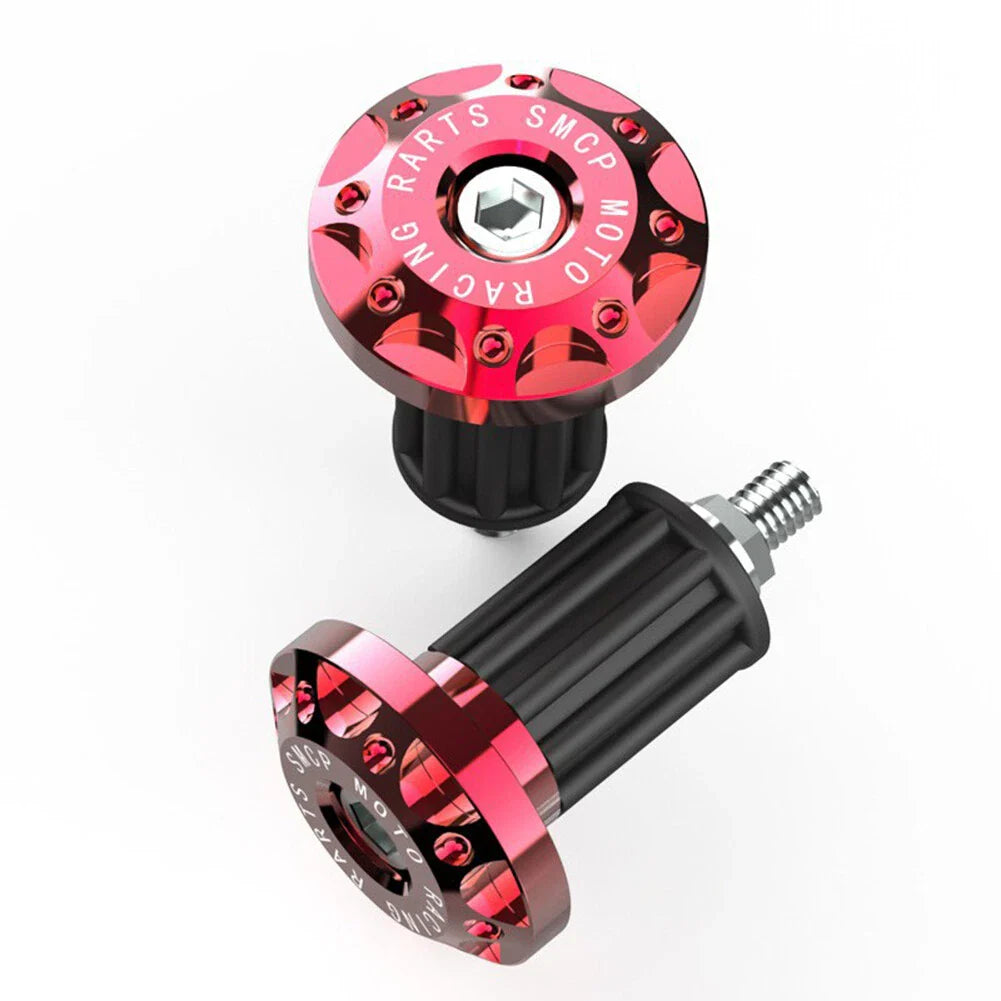 7/8'' Motorcycle Dirt Bike Handlebar Grip End Cap Plug Slider Red