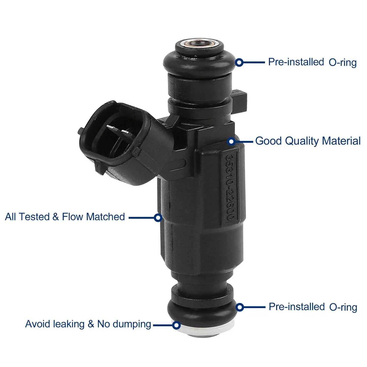 4 x Fuel Injectors for Hyundai Accent 1.5L 1.6L (2000-2005)