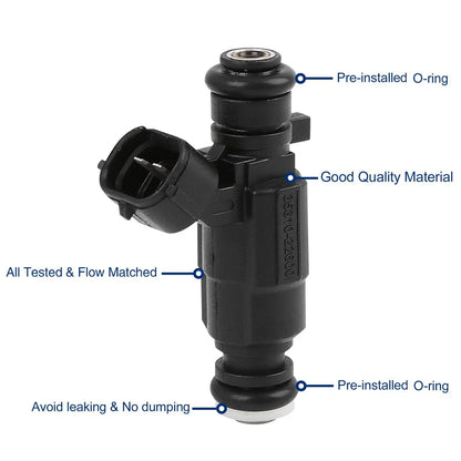 4 x Fuel Injectors for Hyundai Accent 1.5L 1.6L (2000-2005)