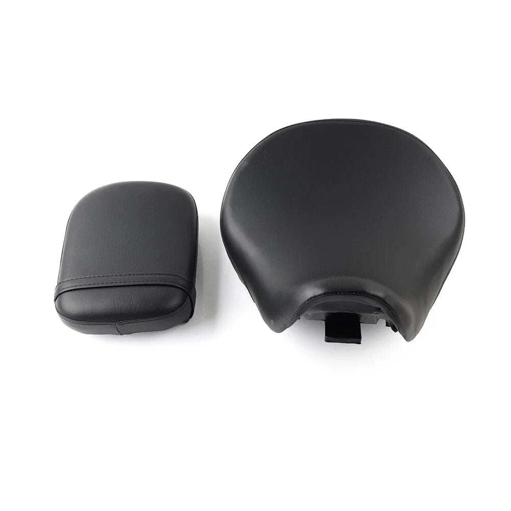 Black Front Driver & Rear Passenger Seat for Honda Shadow Aero VT750C (2004-2024)