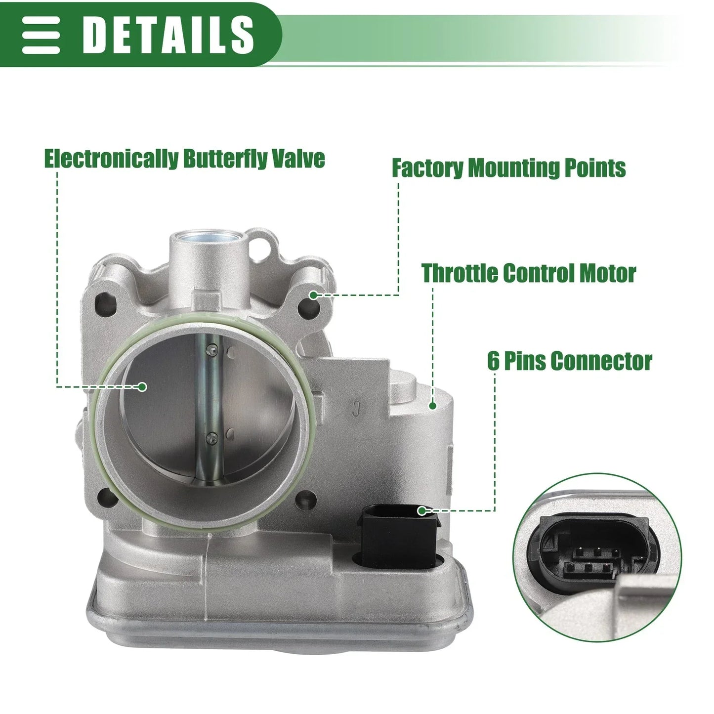 Throttle Body Assembly for Dodge Avenger 2008-2014 (2 x)