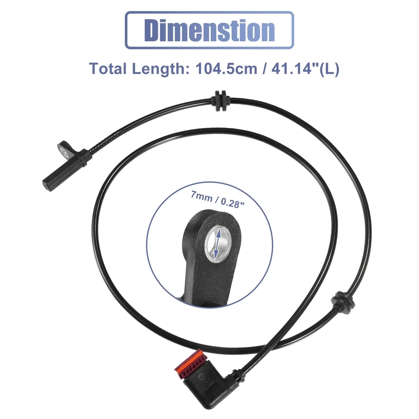 ABS Sensor Rear Left Right for Mercedes C-Class W204 S204 (2007-2015)