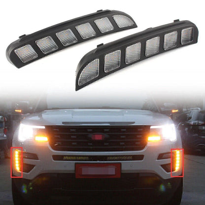 LED Daytime Running Lights for Ford Explorer (2016-2017)  Lamps