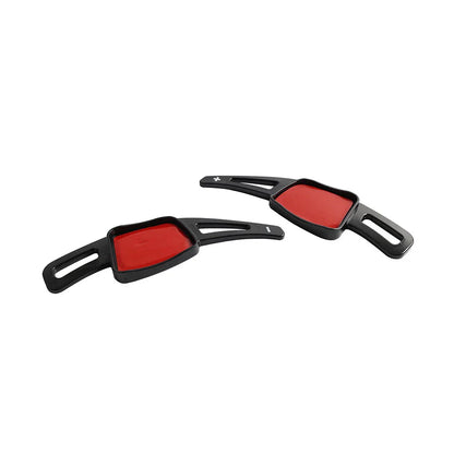 Black Steering Wheel Paddle Shifter Extensions for Audi A3 A4 A5 Q3 Q5 Q7 Q8