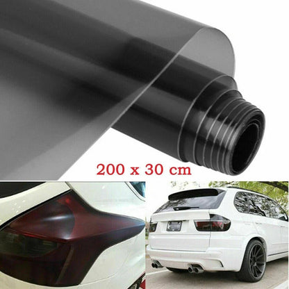 Black Vinyl Film / 1 Roll / Car Film Headlights Tail Lights Tint Vinyl Wrap for Car