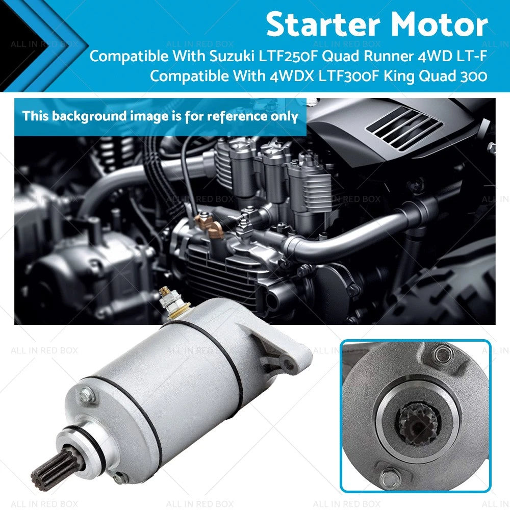Starter Motor for Suzuki LTF250F LTF300F Quad Runner (2000-2006)
