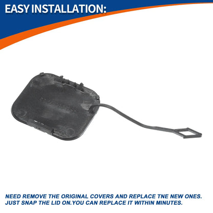 Rear Tow Hook Cover for Mercedes-Benz B-Class (2012-2019) - Black
