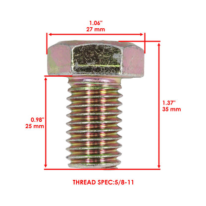 Deck Blade Bolts Replacement for Gravely Ariens 48 52 61 Inch (—)