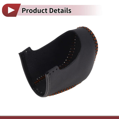 Car Gear Shift Knob Cover for Hyundai Sonata 2011-2014 Black Brown Faux Leather