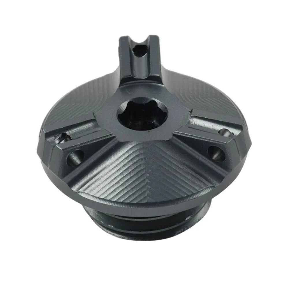 Black Engine Oil Cap Cover for Kawasaki Z400 Z650 Z800 Z900 Z1000 (2018-2023)