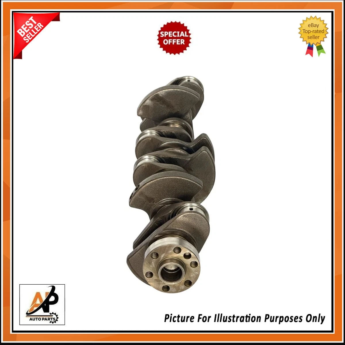 Crankshaft OEM Replacement for BMW 3 Series 5 Series 7 Series X3 X5 (2008–2018)