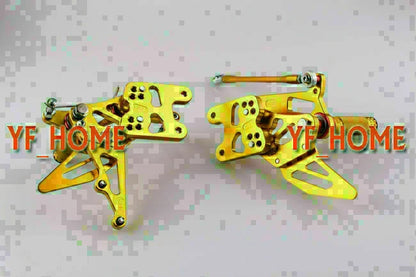 Gold Rear Set Foot Pegs for Suzuki GSXR1000 (2007-2008)