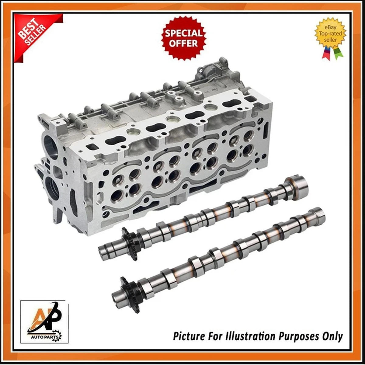 Cylinder Head Bare for Peugeot Traveller Bus 2.0L Diesel (2017–2022)