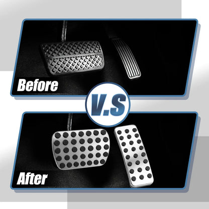 4pcs Brake Gas Accelerator Pedal Covers for Mercedes Benz CLA GLB (2014-2023)
