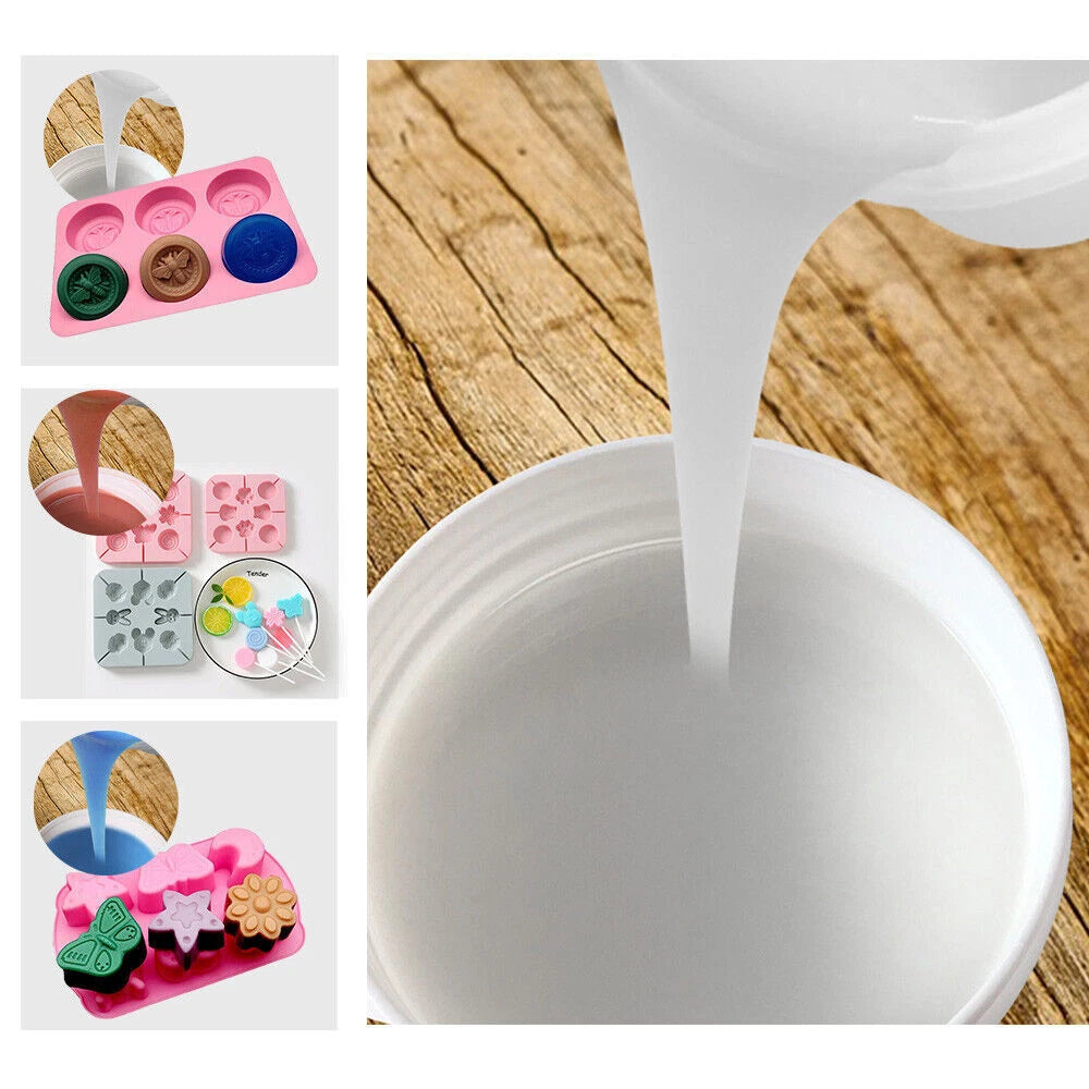 Silicone Mold Liquid Rubber 100:3 Mix for SH25 5Kg 10Kg White