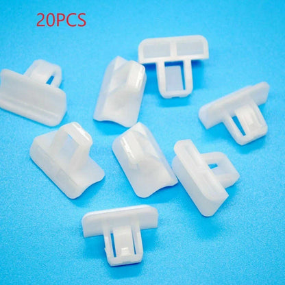 20 pcs Front Bumper Cover Clip Retainer for Vehicle White