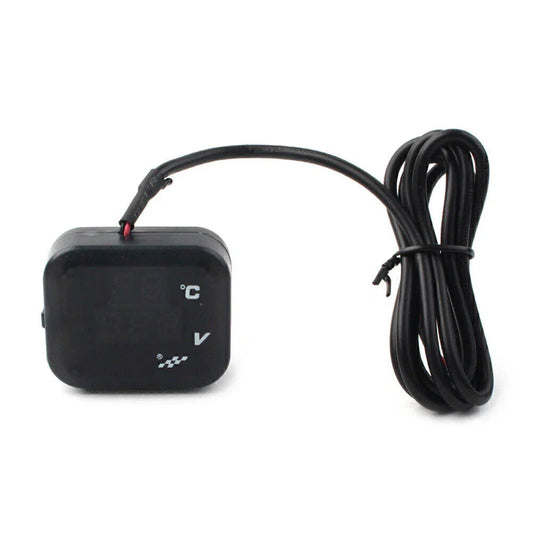 Air Temperature Gauge LED Voltmeter for Motorcycle (No Year Specified)