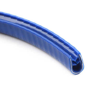 10ft Car Door Trim Edge Lock Guard Moulding Rubber Seal Strip Protector Blue