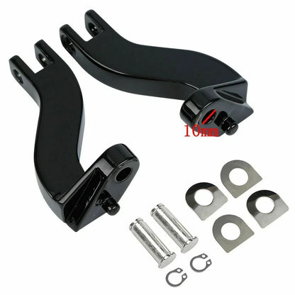 Passenger Foot Peg Mount Bracket for Harley Touring Street Glide (1993-2025)