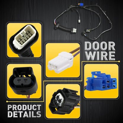 Rear Door Wiring Harness for Dodge Ram 1500 2500 3500 4500 5500 (2002-2023)