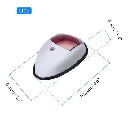 12V LED Waterproof Navigation Light Red Green for Marine Boat Yacht