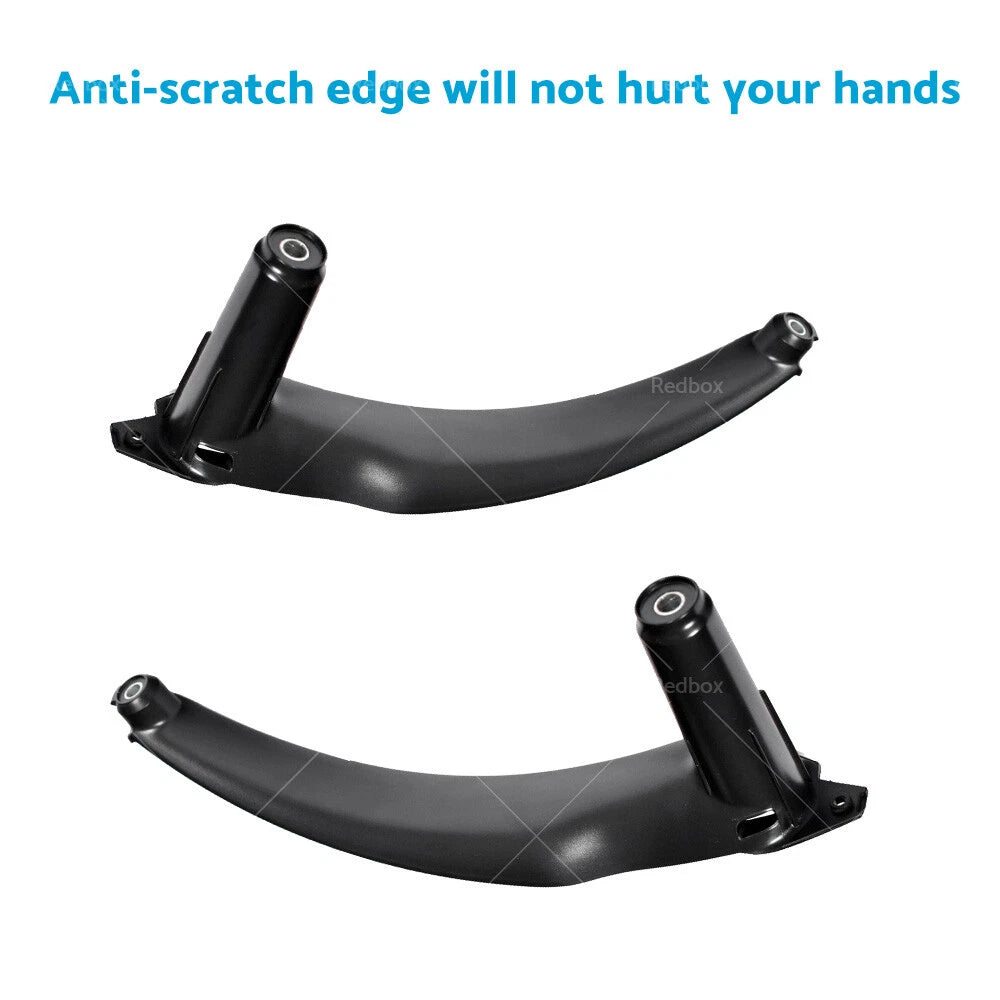 Black Door Handle Pull Trim Covers for BMW X5 E70 X6 E71 E72 (2007-2013)