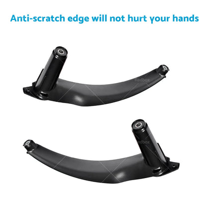 Black Door Handle Pull Trim Covers for BMW X5 E70 X6 E71 E72 (2007-2013)