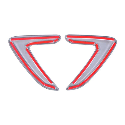 2 x Black Side Wing Air Draft Fender Trim for BMW X5 F15 (2014-2016)