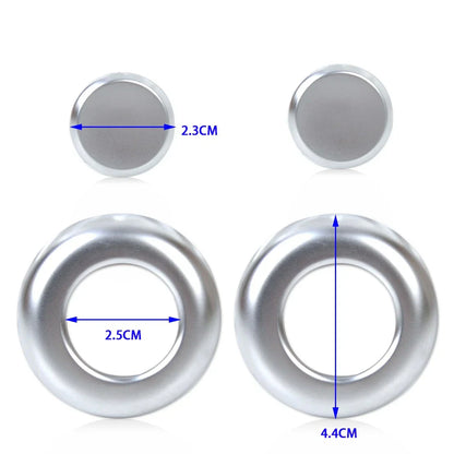 Chrome Headrest Button Cover Trim for BMW 3 4 F30 F31 F34 F36 (2012-2020)