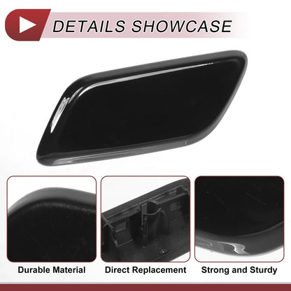 Front Left Washer Nozzle Cover for Lexus LX570 (2013-2015) - Black 1 x Cap