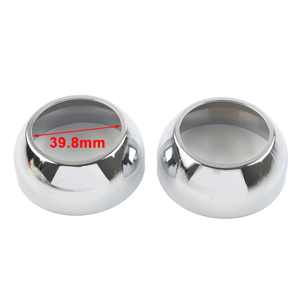 Front Fork Boot Cap Covers 39mm for Harley Sportster Dyna FXR FXD