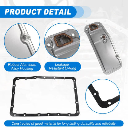 A340F Transmission Filter Oil Pan Gasket Kit for Toyota (Fits Various Years)