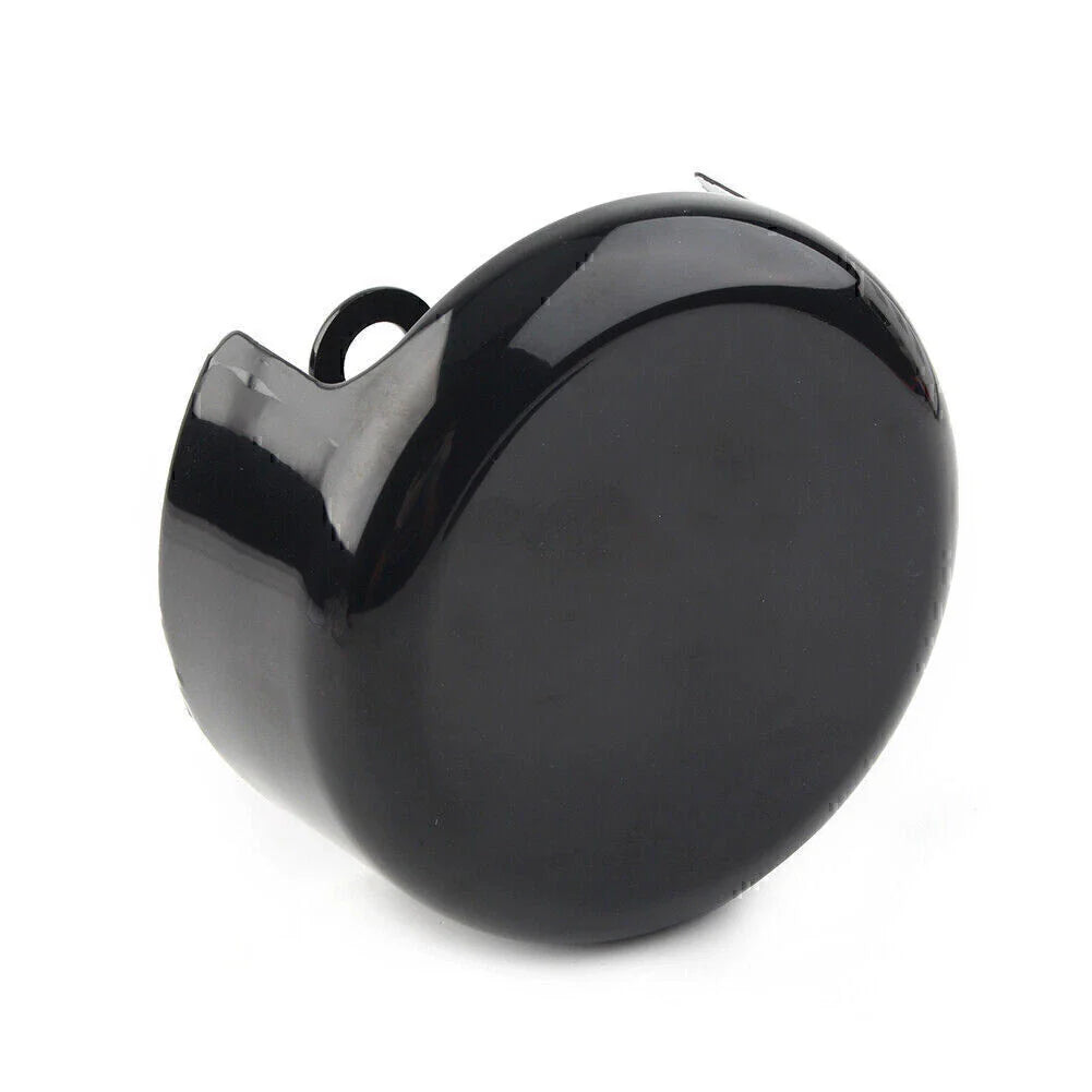 Black Smooth Horn Cover for Harley Softail FLHX FLT FLHT Dyna Bad Boy
