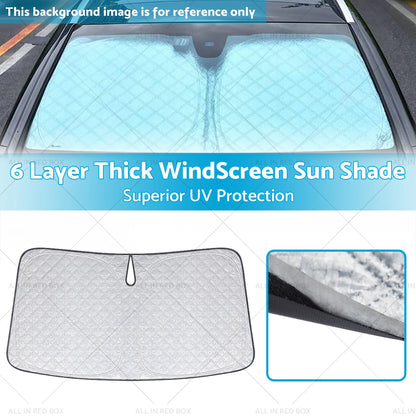 6 Layer Thick WindScreen SunShade for Hyundai Tucson (2016-2024) UV Protection
