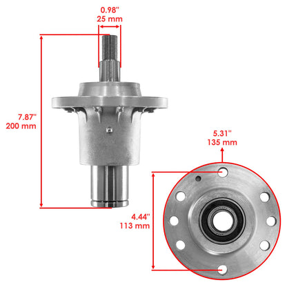 Deck Spindle 48 Inch Replacement for Exmark Lazer Z LZAS20BV484 (2005–2008)
