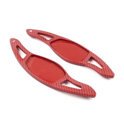 Red Steering Wheel Shift Paddle Extensions for Audi R8 RS3 RS4 RS5 RS6 RS7 TT