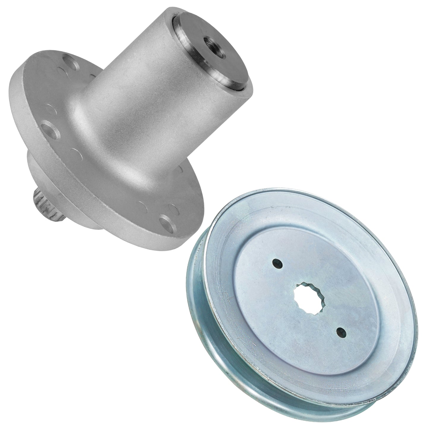 Deck Spindle Pulley Assembly 6.47 in OD for Hustler 60 in (1999–2006)